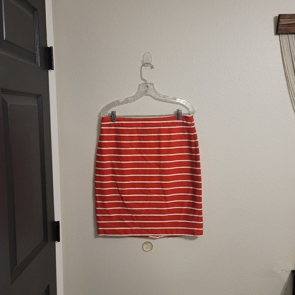 Banana Republic Striped Pencil Skirt Sz 8